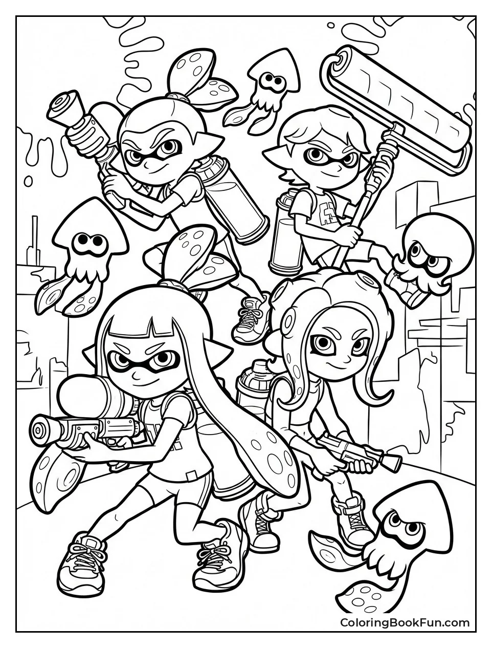 Splatoon Characters