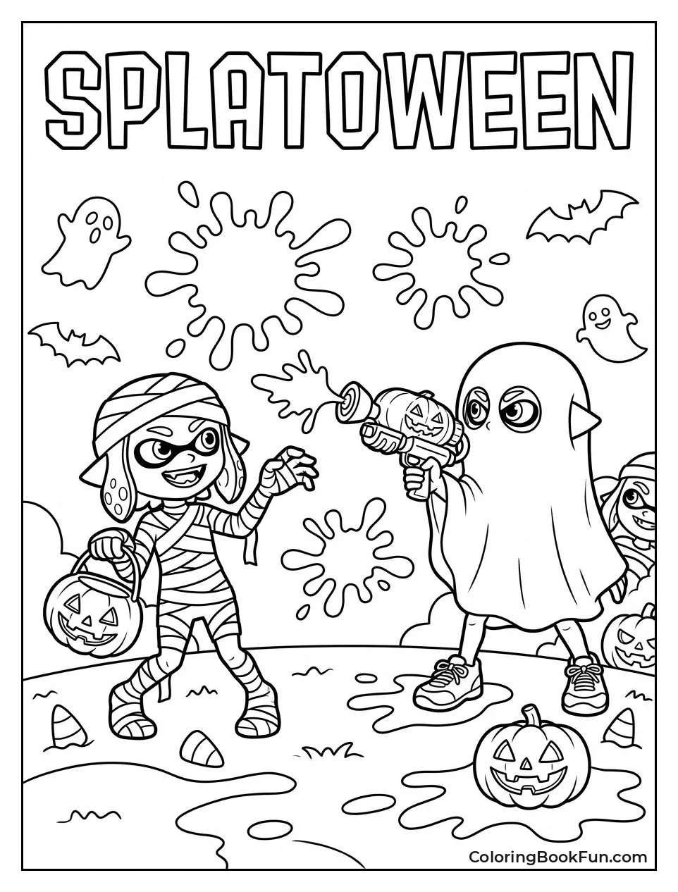 Spooky Halloween Ink Fight