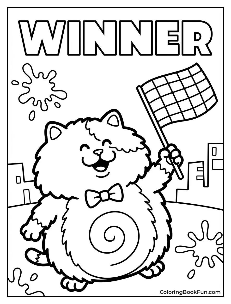 Judd Waves Checkered Flag