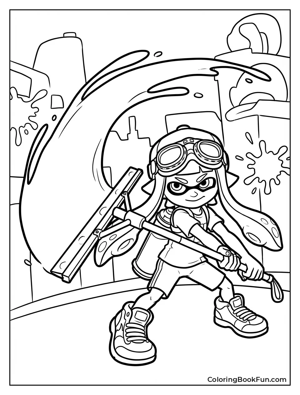 Splatana Slashes Ink Blade