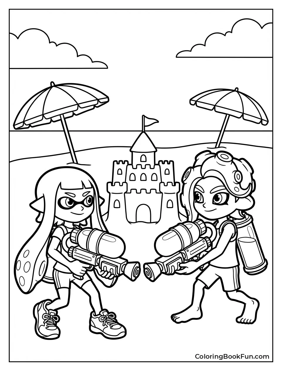 Beach Inklings Splatter Fun