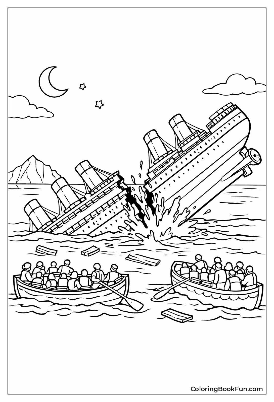 Titanic Ship Splits in Half