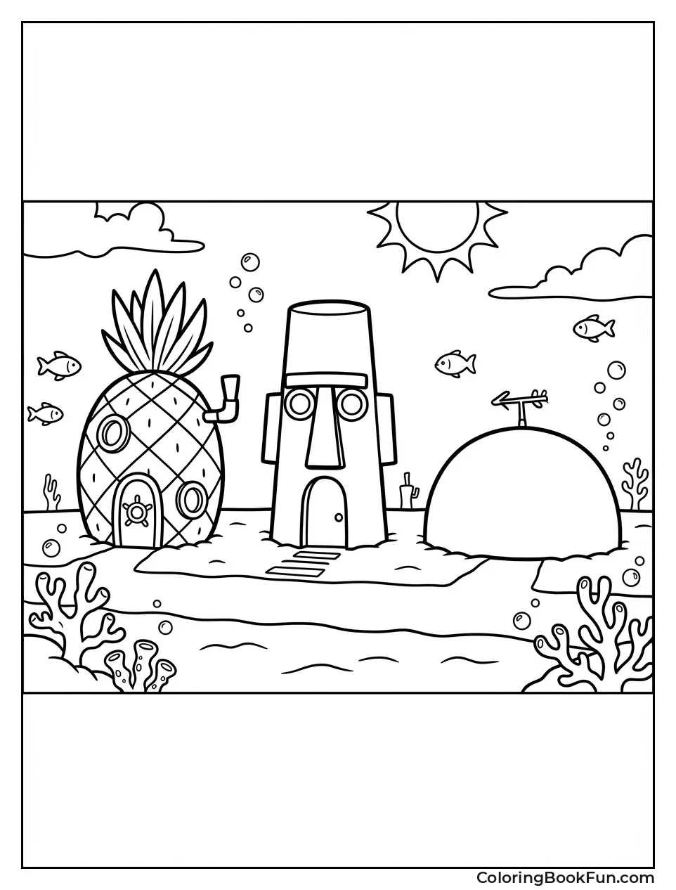 Bikini Bottom Skyline