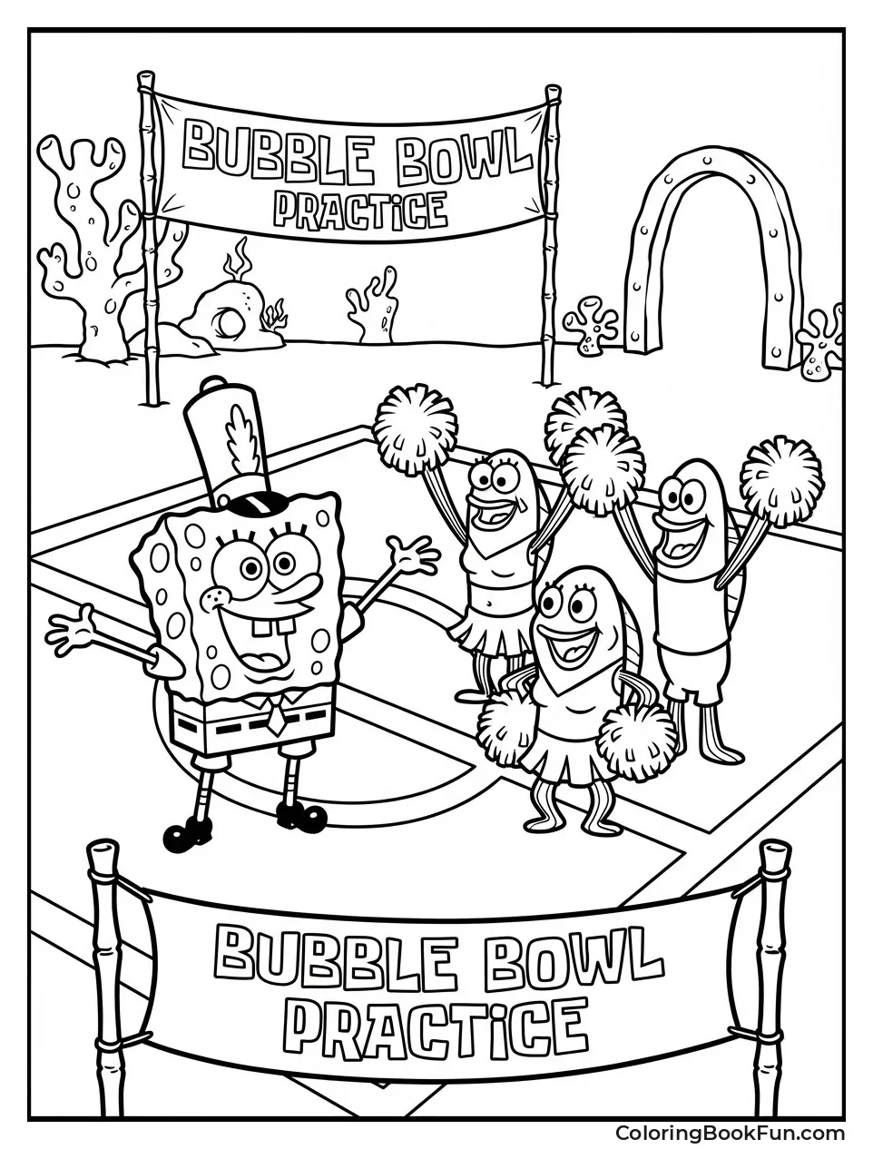 Bubble Bowl Cheerleaders