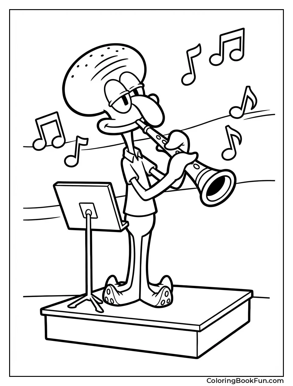 Squidward Plays Clarinet Solo