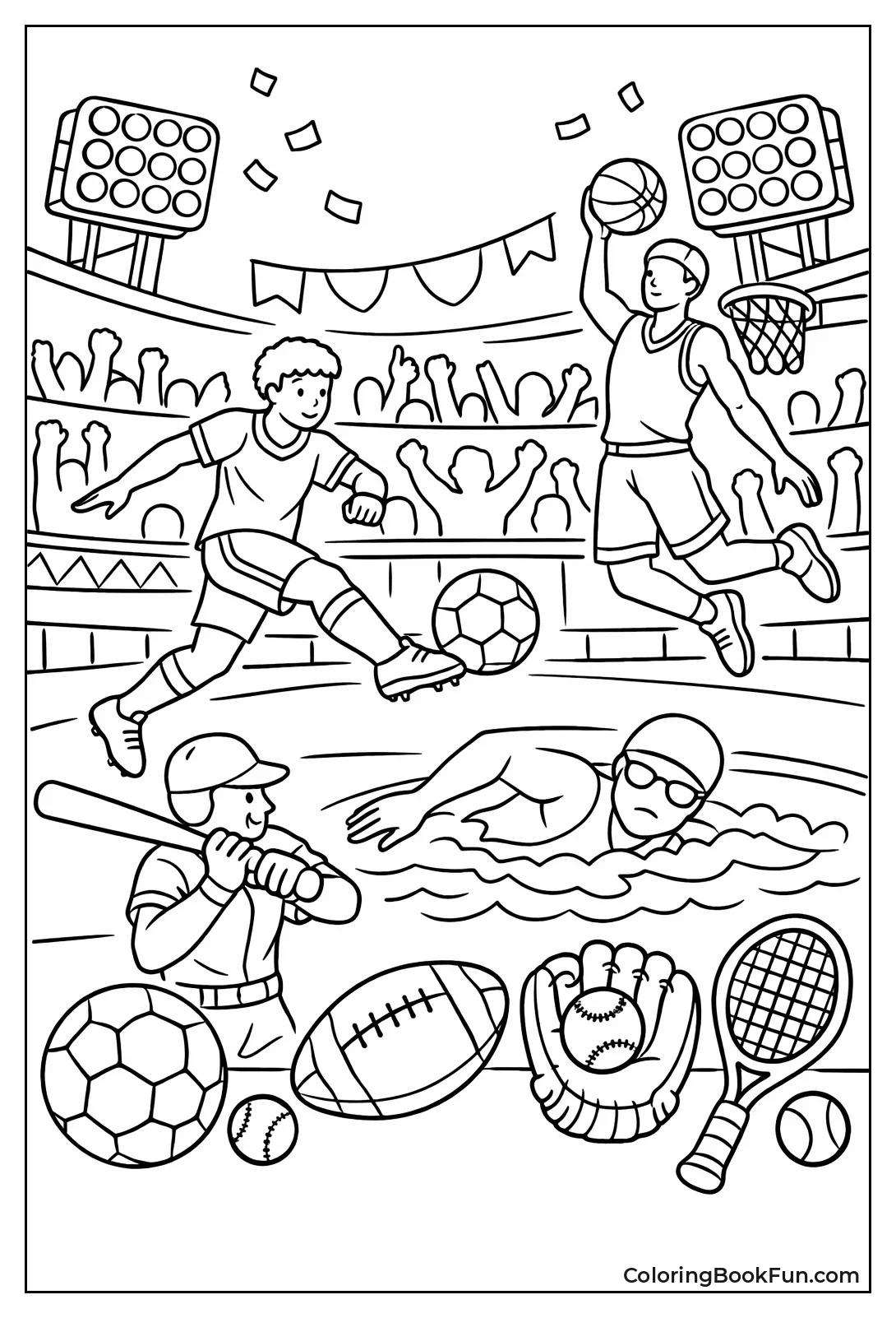 Packed Stadium Cheers Soccer Game