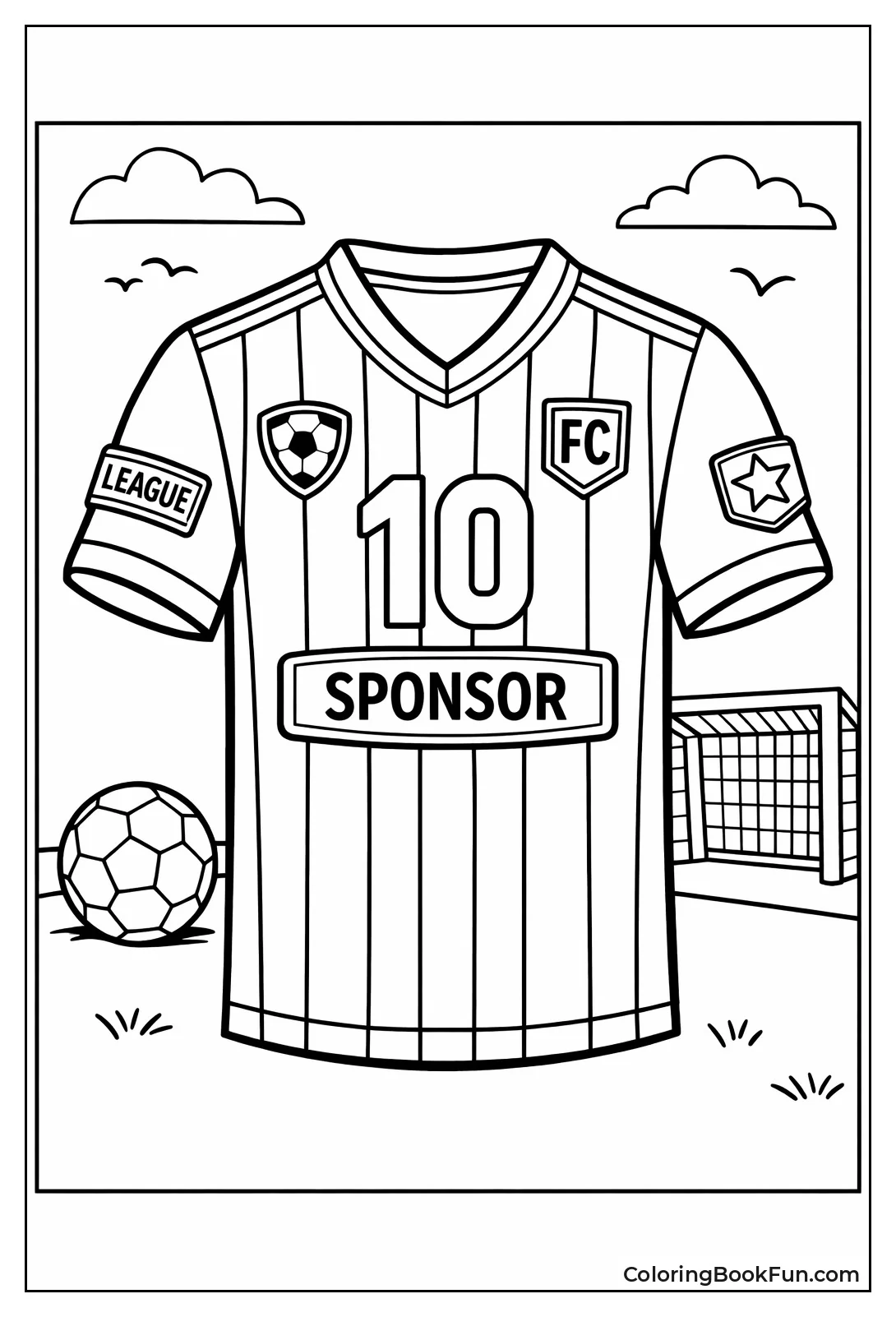 Striped Soccer Jersey Design