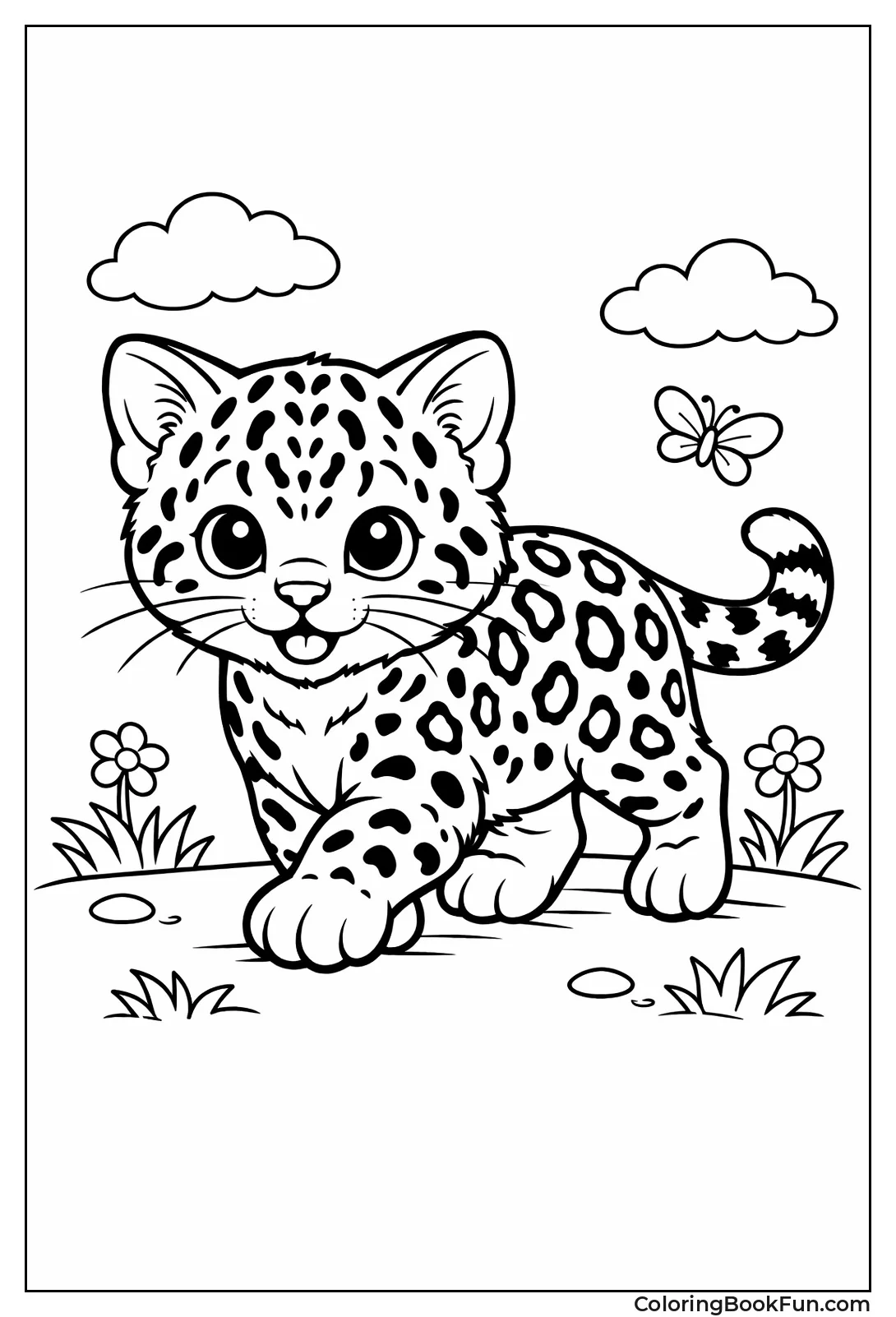 Spotted Bengal Kitten Walking