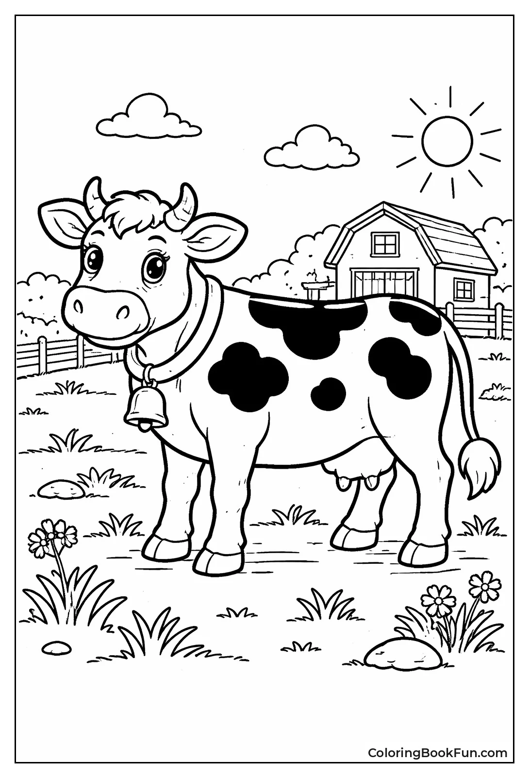 Spotted Cow with Patterns