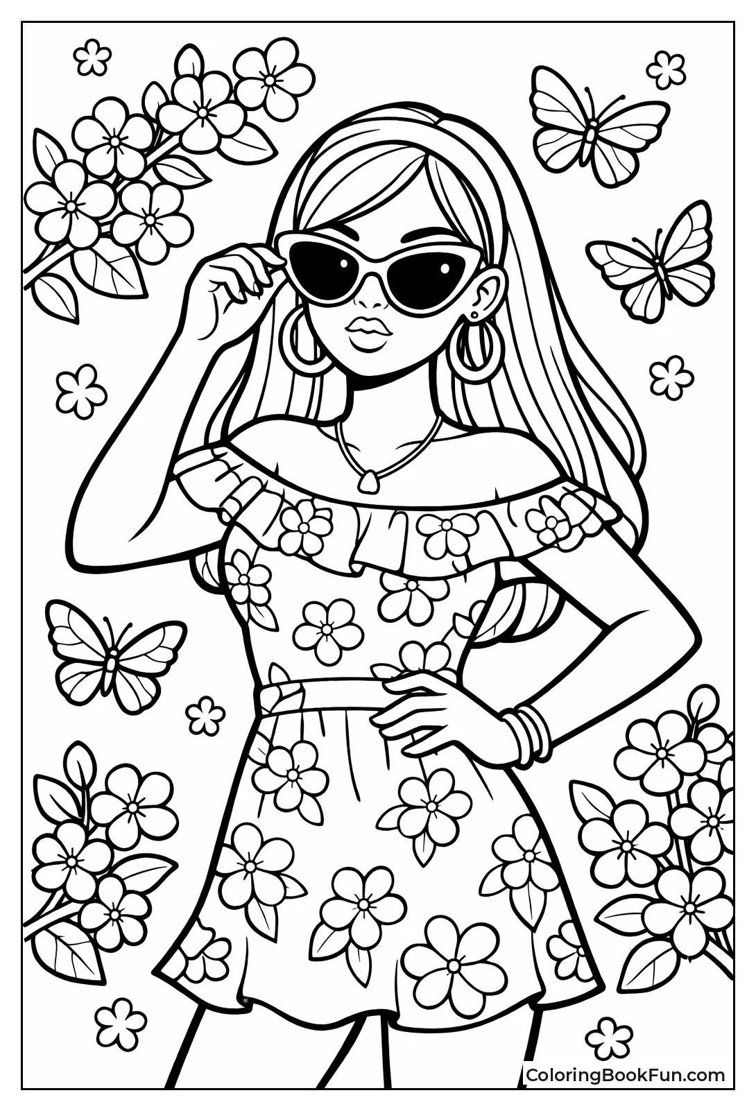 Baddie Blooms with Spring Flowers