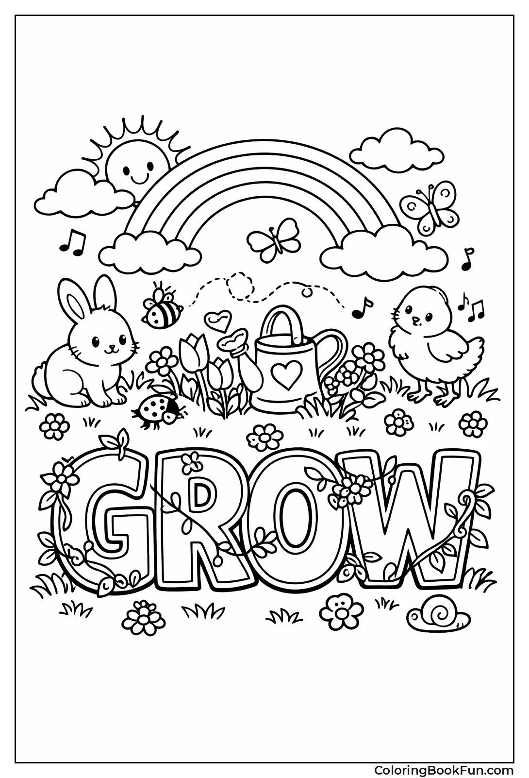 Wild Letters with Vines