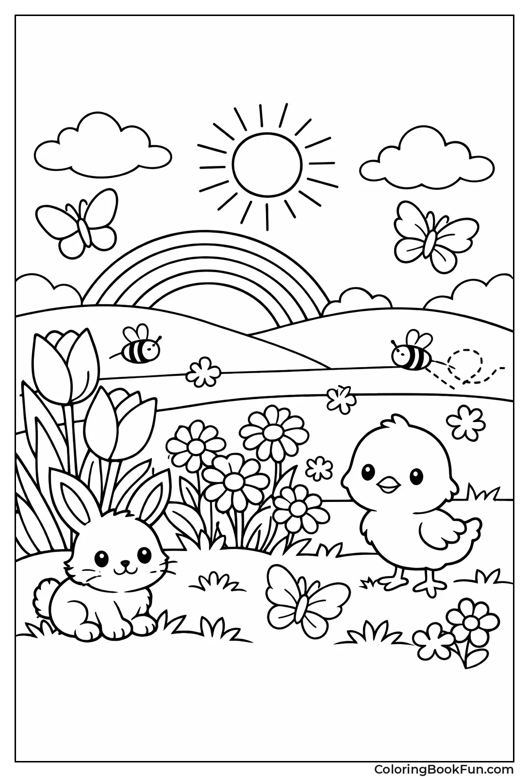 Tulips and Butterfly Meadows