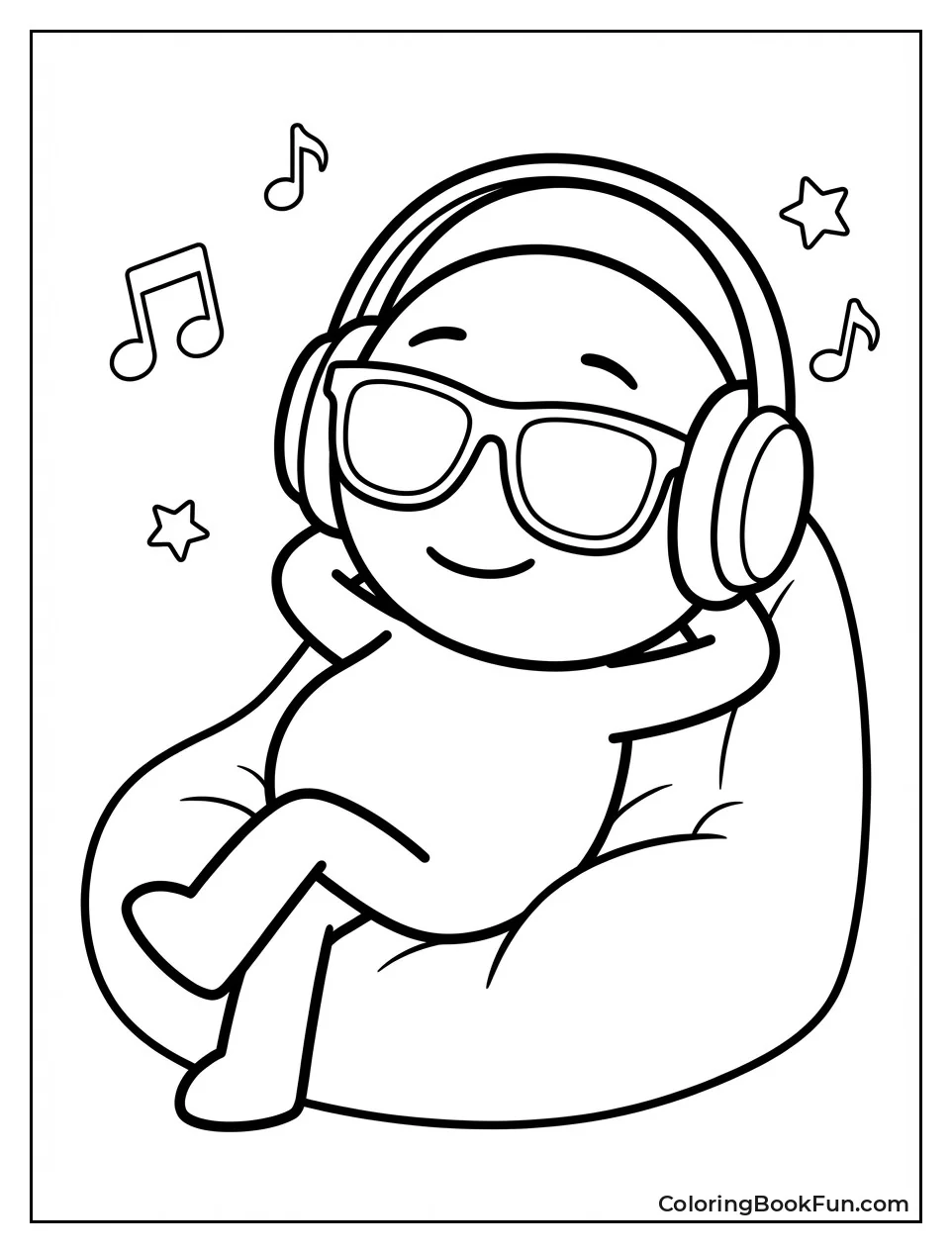 Brud Chills with Sunglasses