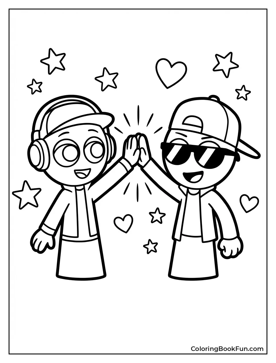 Oren High-Fives Raddy