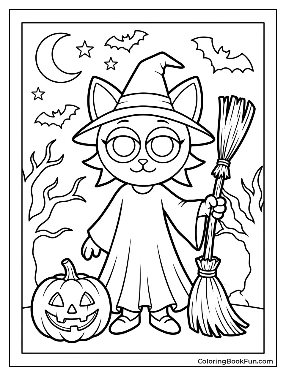 Wenda Witch on Broom