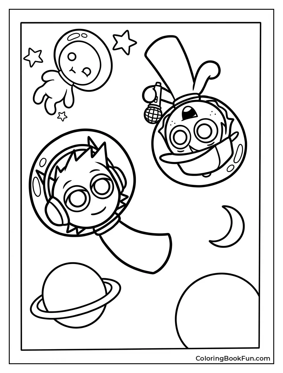 Sprunkis Float wearing Helmets