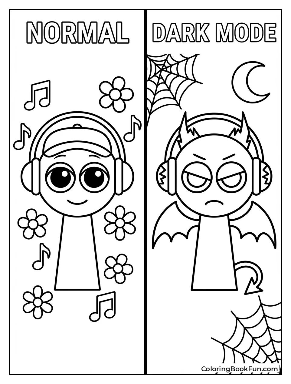 Sprunki Changes to Dark