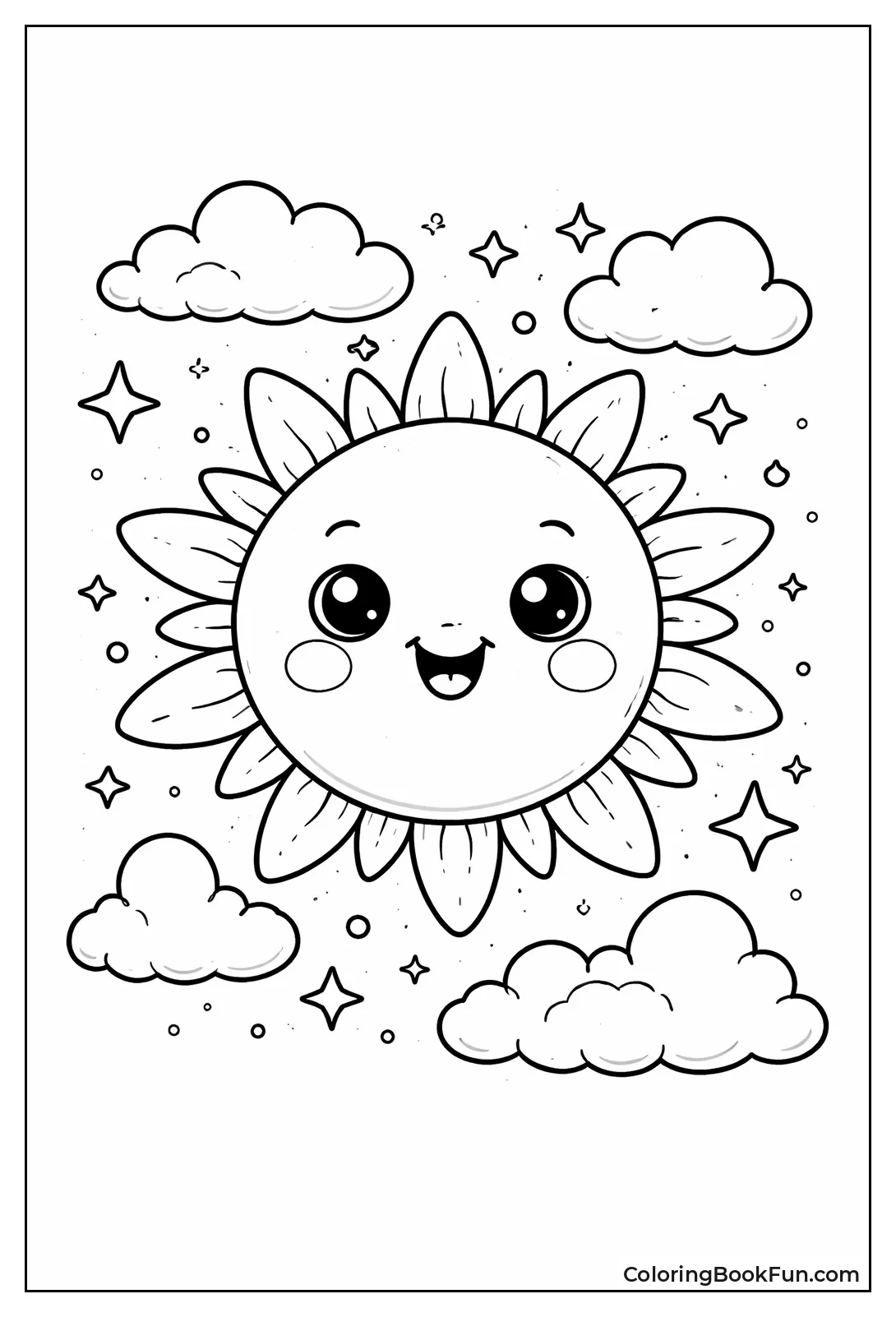 Sprunki Cartoon Sun Face