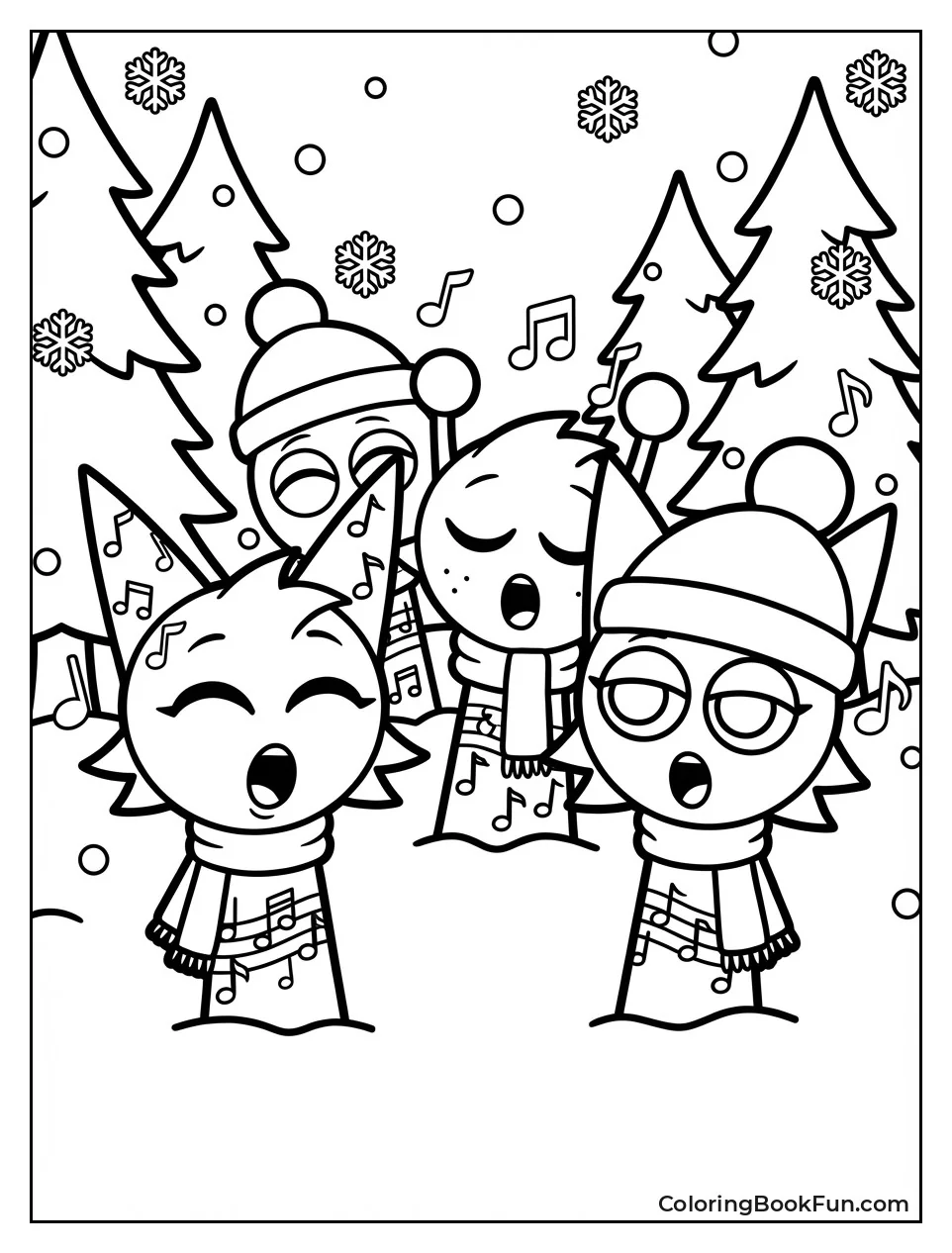 Sprunkis Sing in Snow