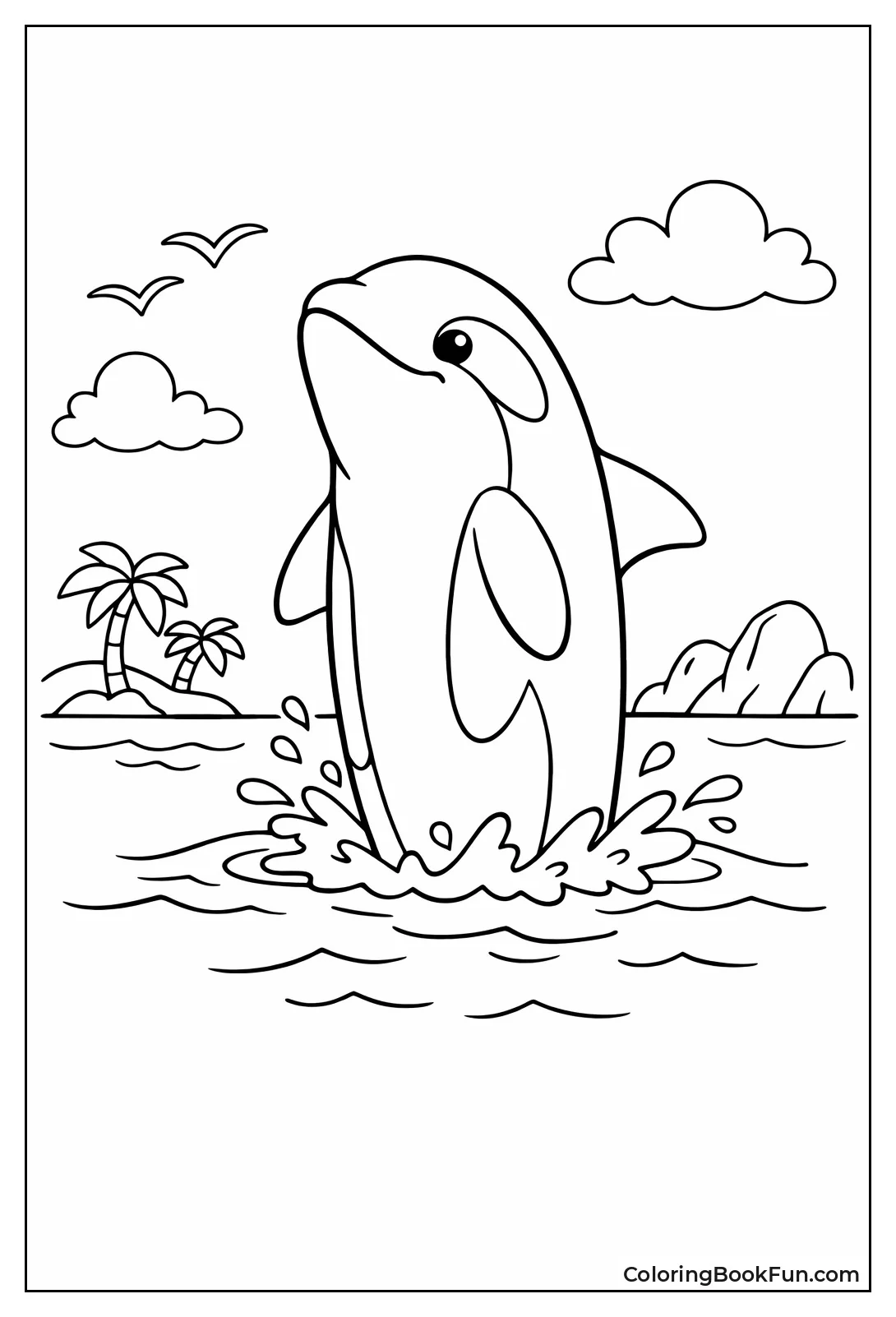 Spyhopping Orca Looks