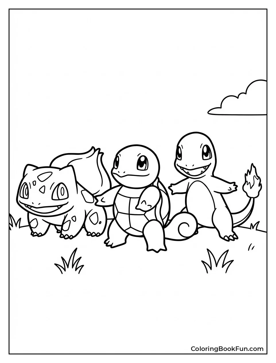 Starter Pokémon Trio Together