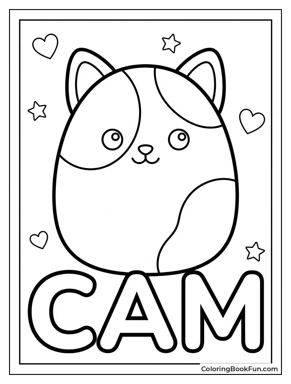 Cam Cat Smiling Portrait