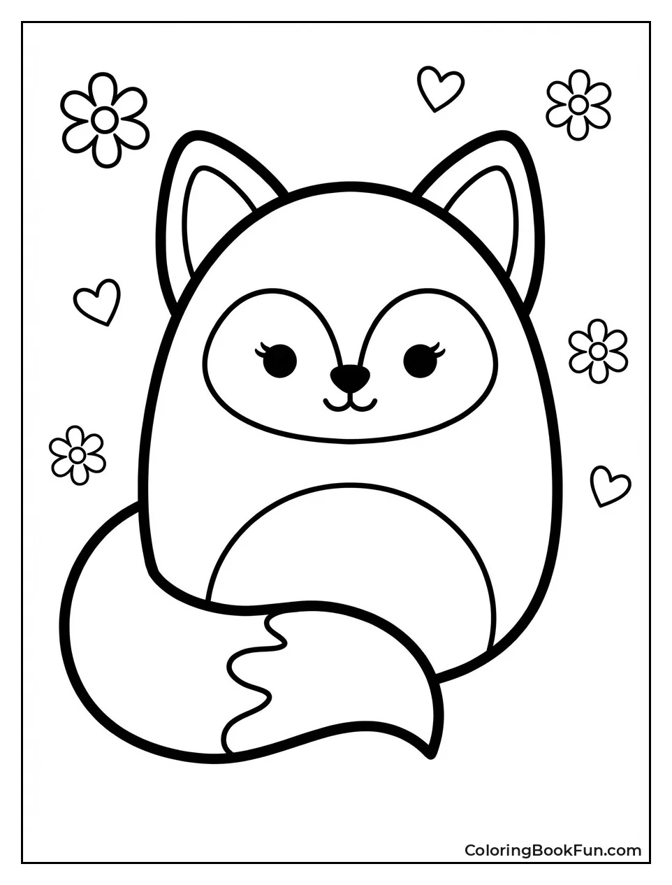 Fifi Fox Sitting Fluffy