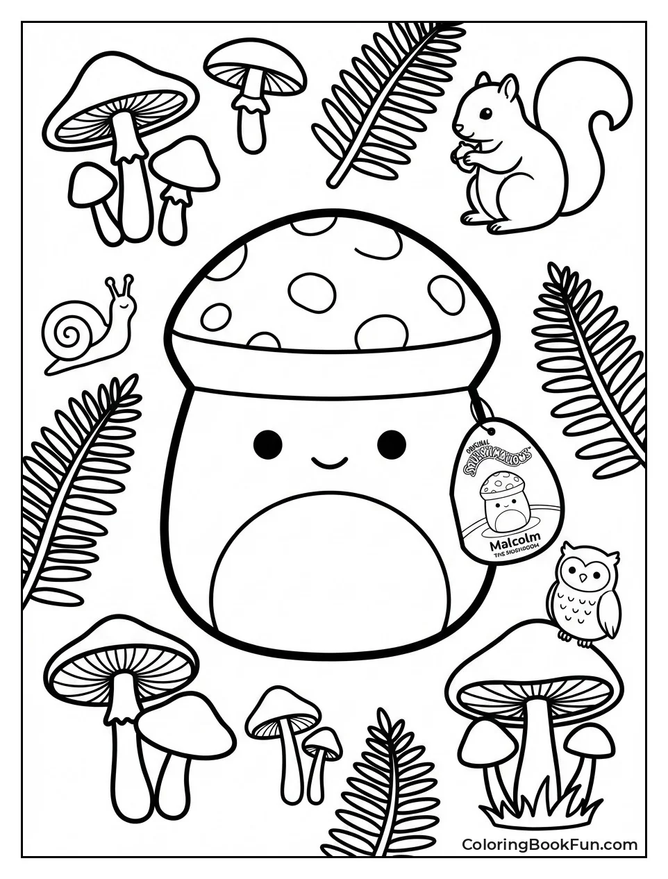 Malcolm amid Forest Mushrooms