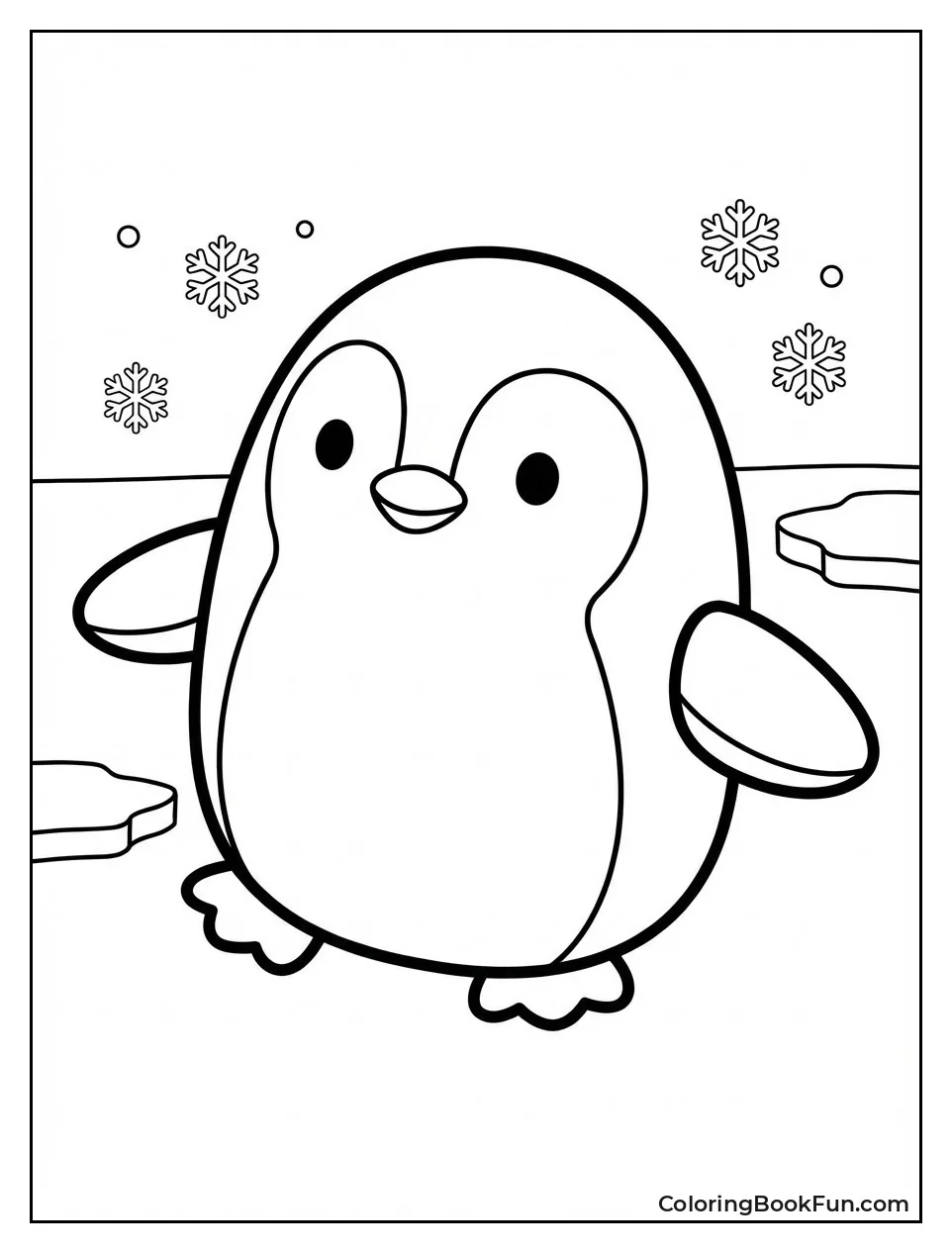 Piper Penguin Waddling Along