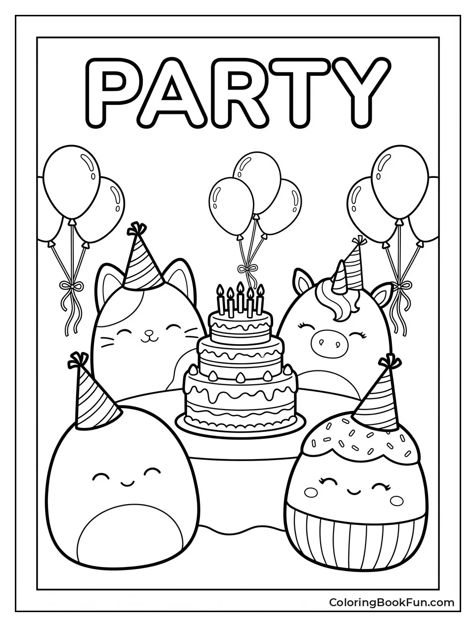 Squishmallows at Birthday Bash