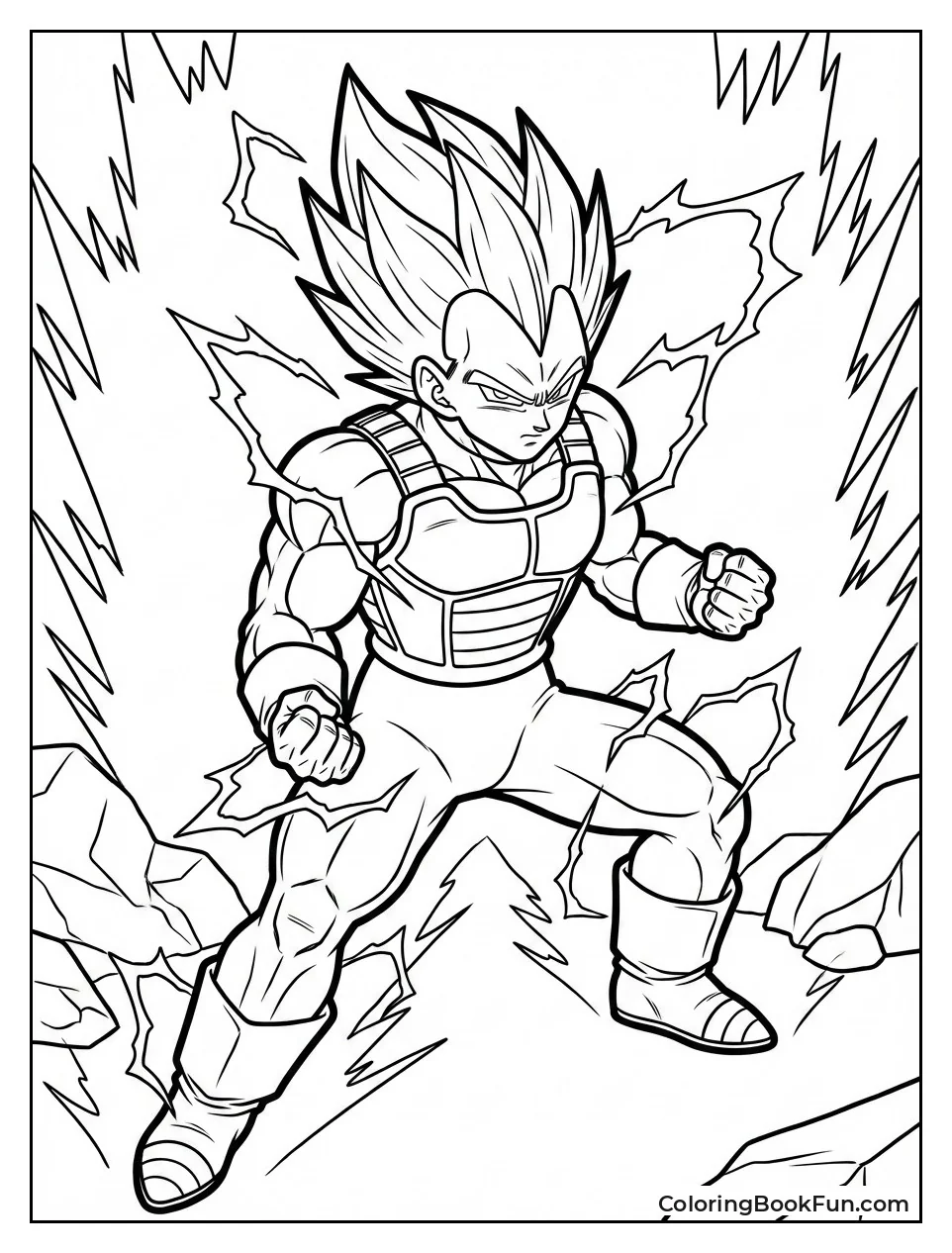 SSJ2 Lightning Vegeta
