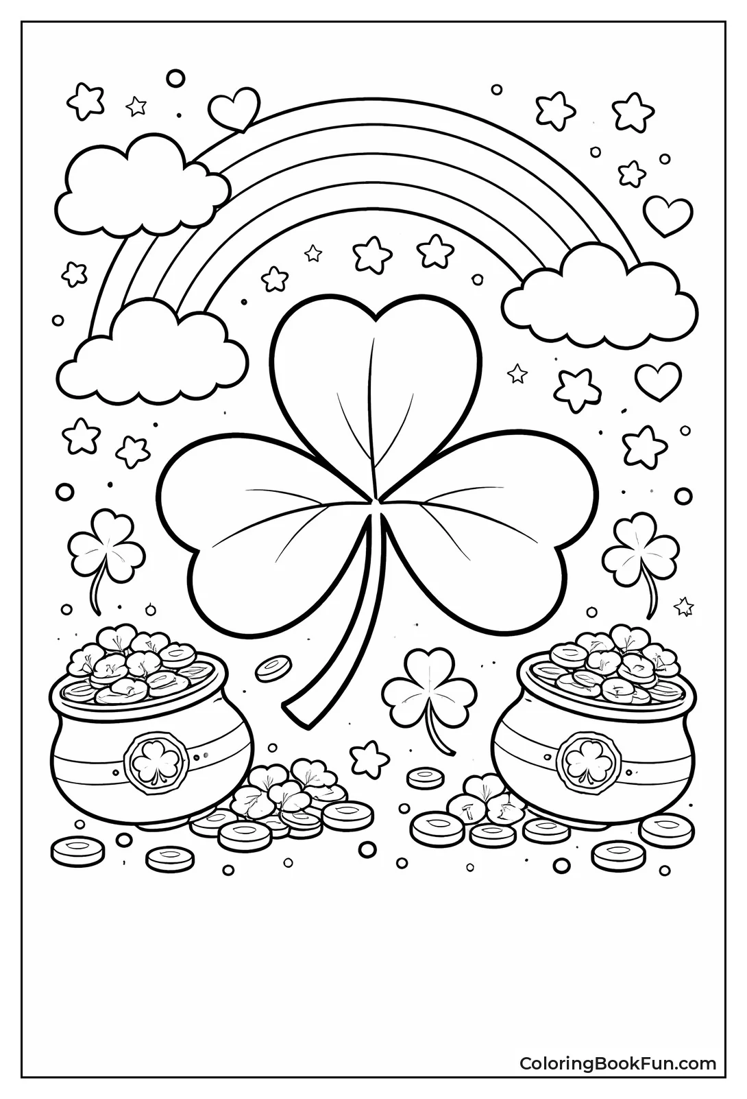 Festive St Patrick's Day Shamrock