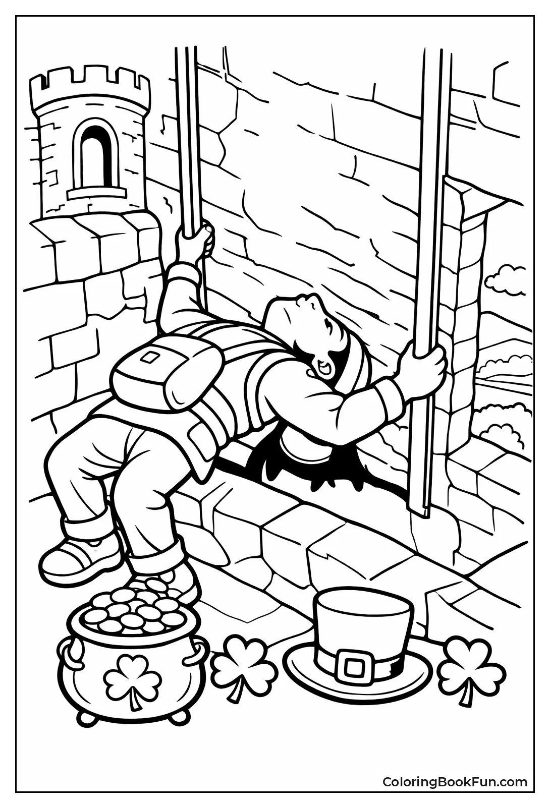 Kissing Blarney Stone