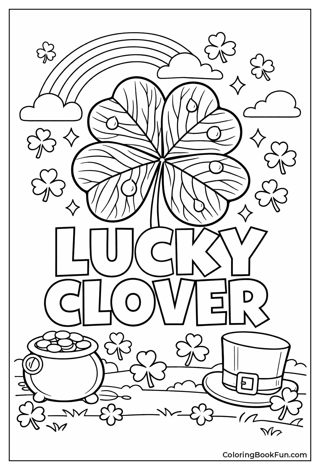 Lucky Four-Leaf Clover