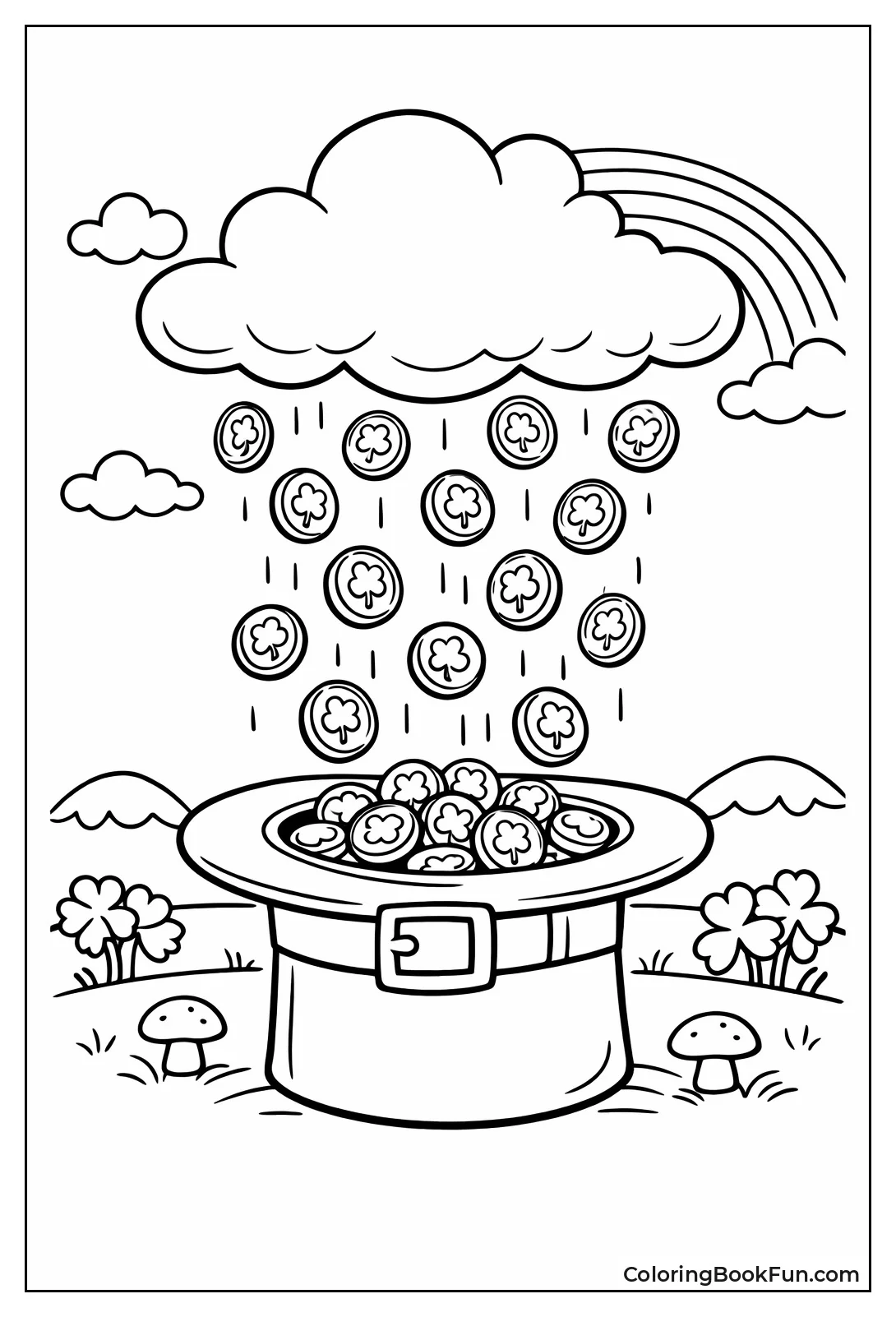 Gold Coins Raining Down