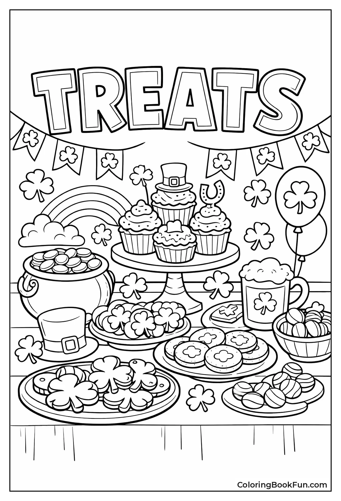 Green Treats on Table