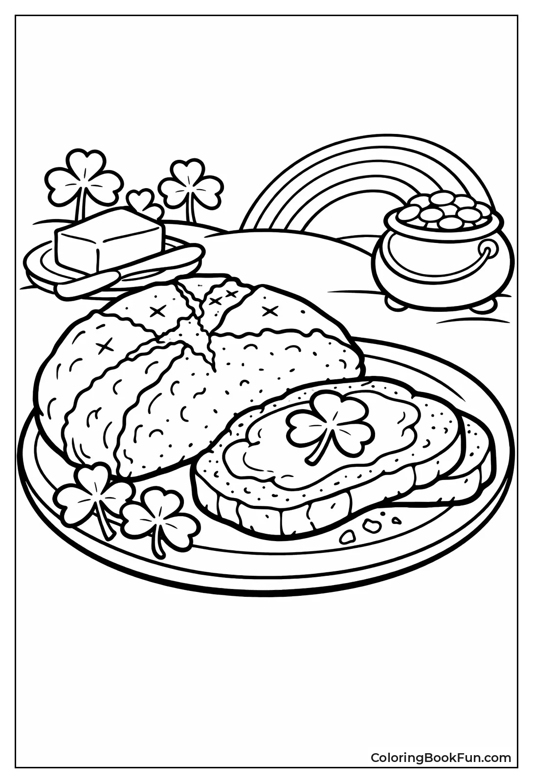 Sliced Irish Soda Bread