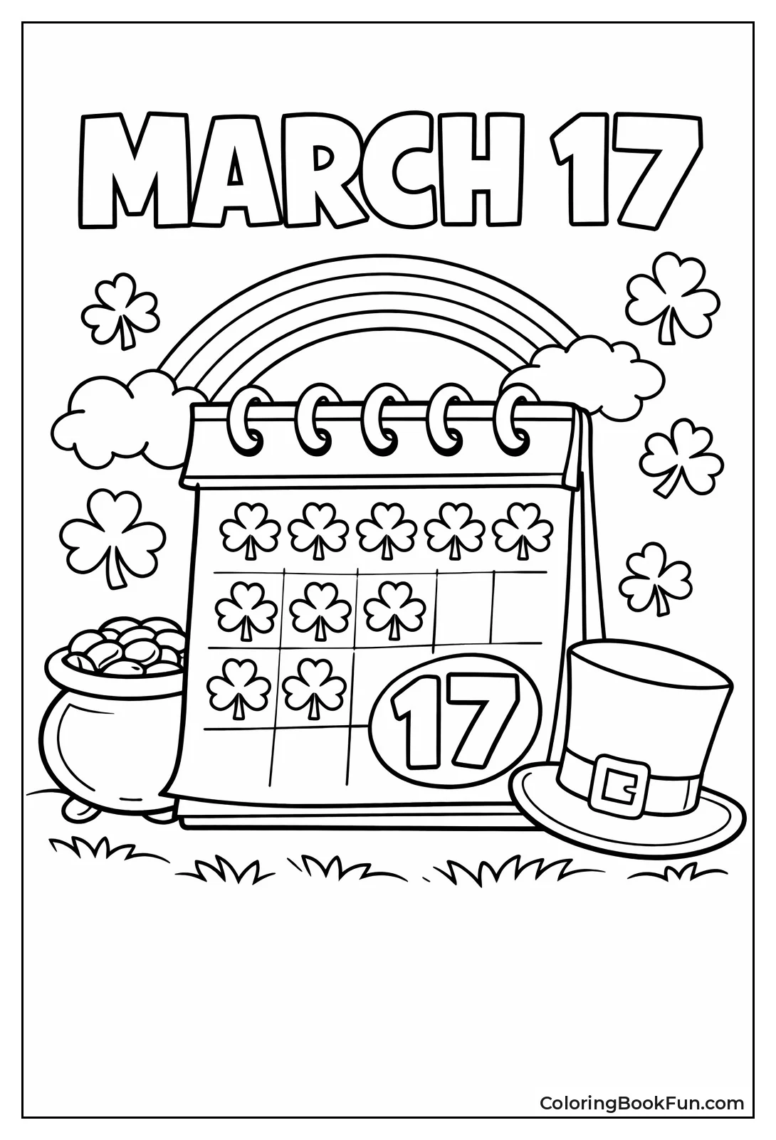 March 17 Calendar