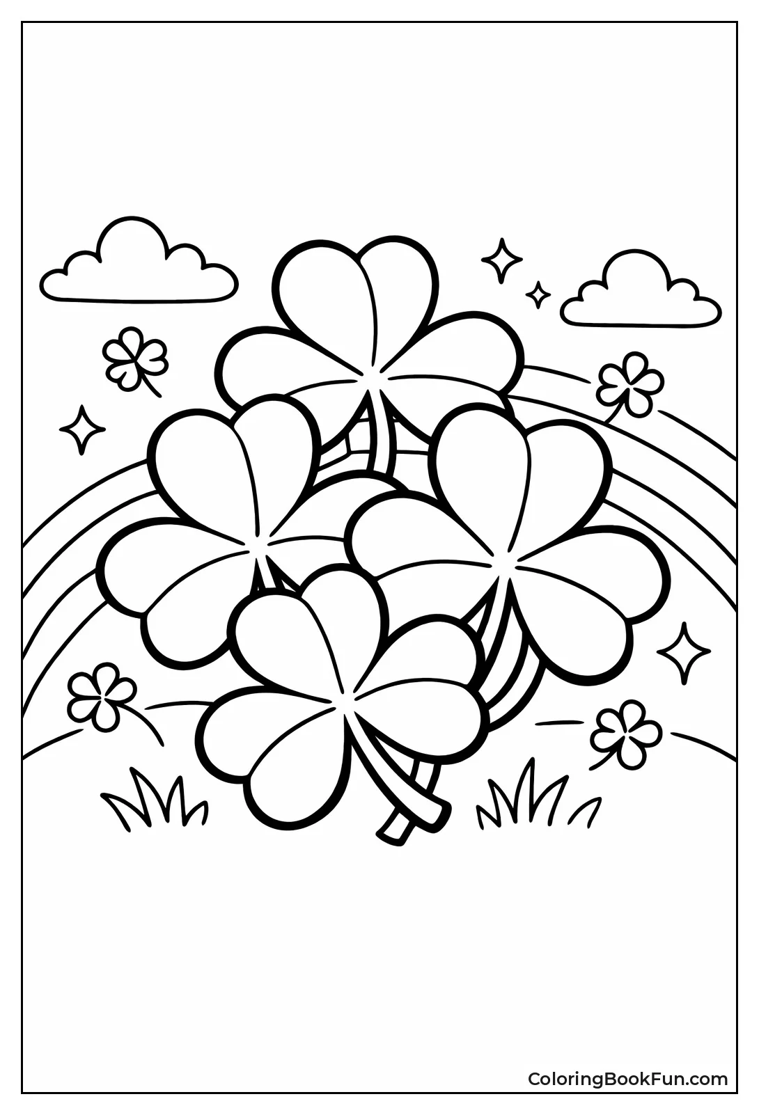 Cluster of Shamrocks