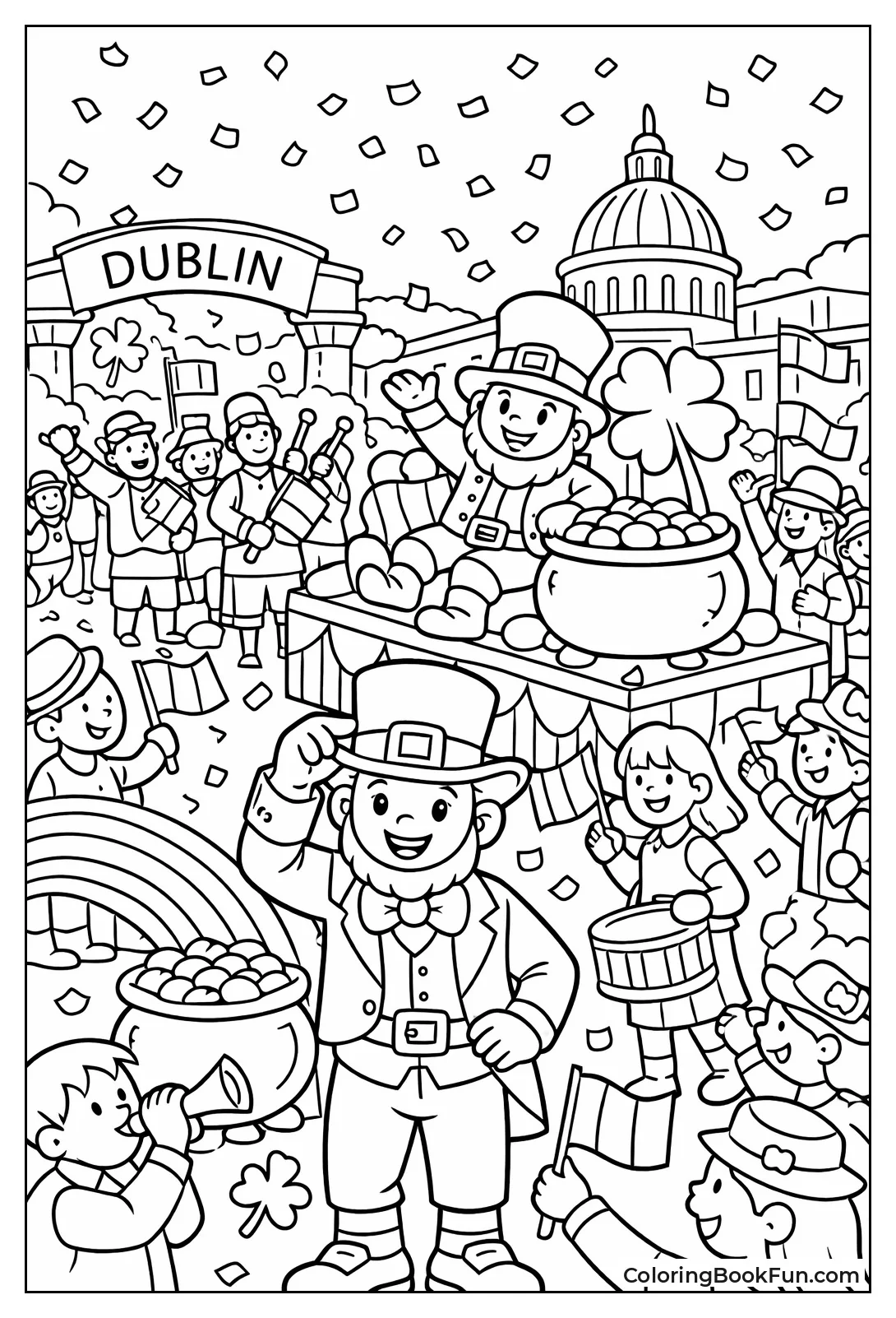 St. Patrick's Parade Scene