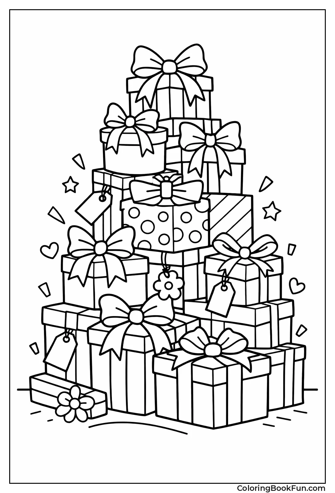 Stacked Wedding Gifts