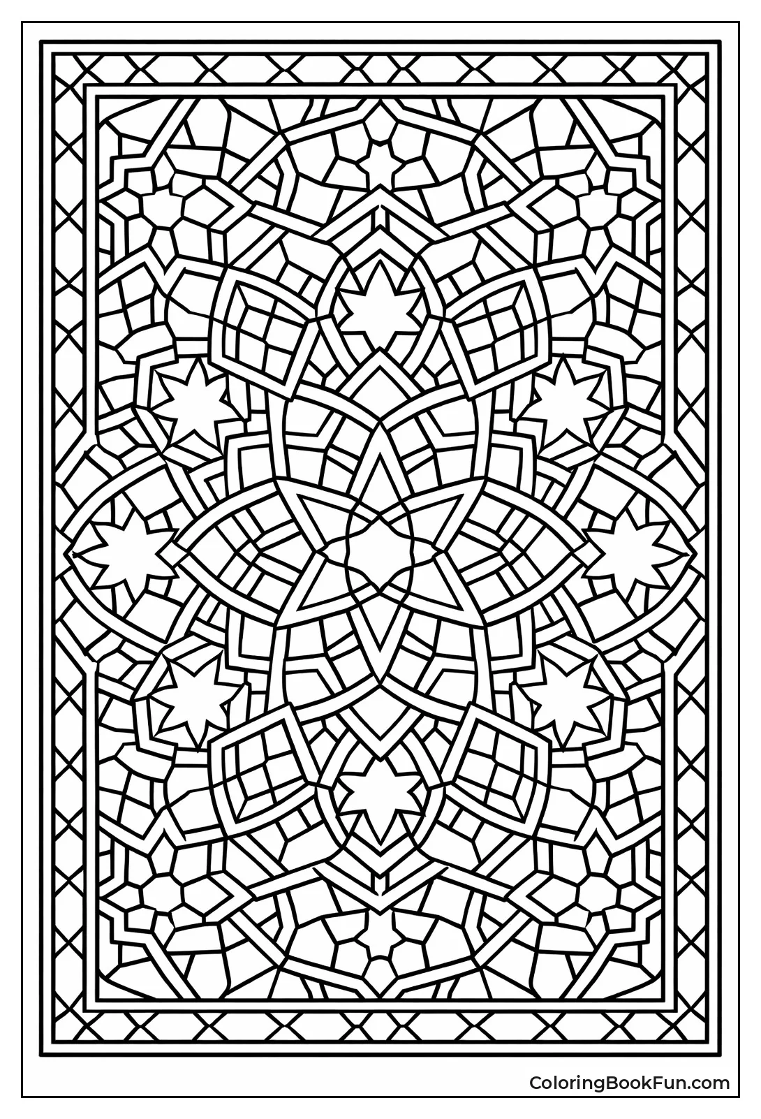 Stars Interlock in Alhambra