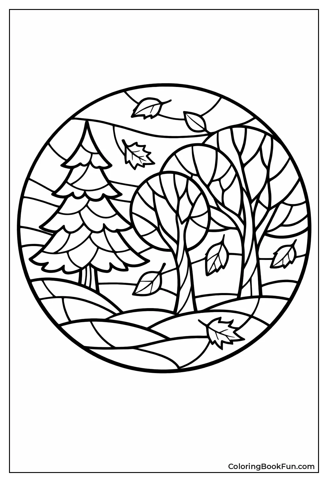 Trees Drop Autumn Leaves