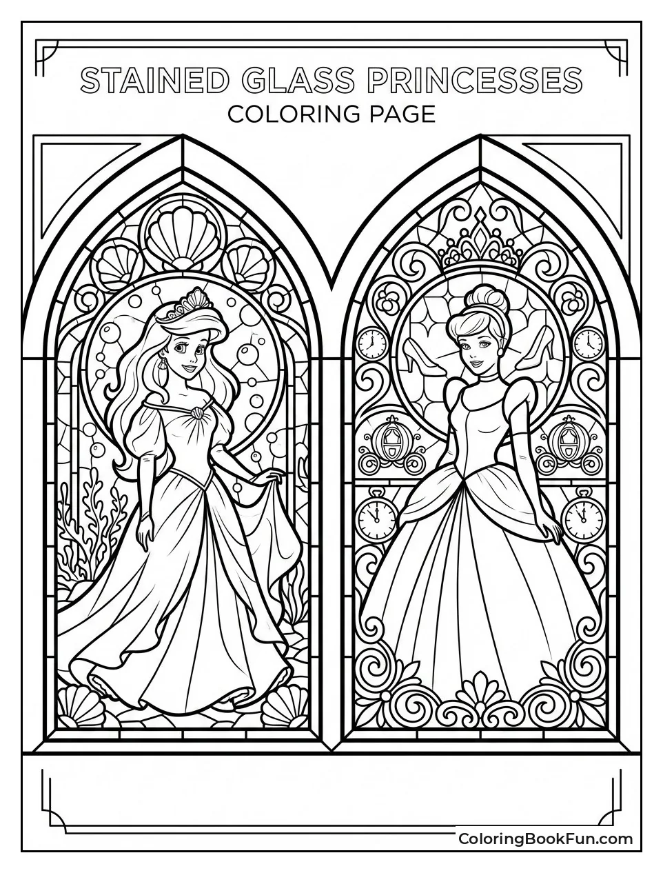 Princesses Twirl in Fancy Gowns