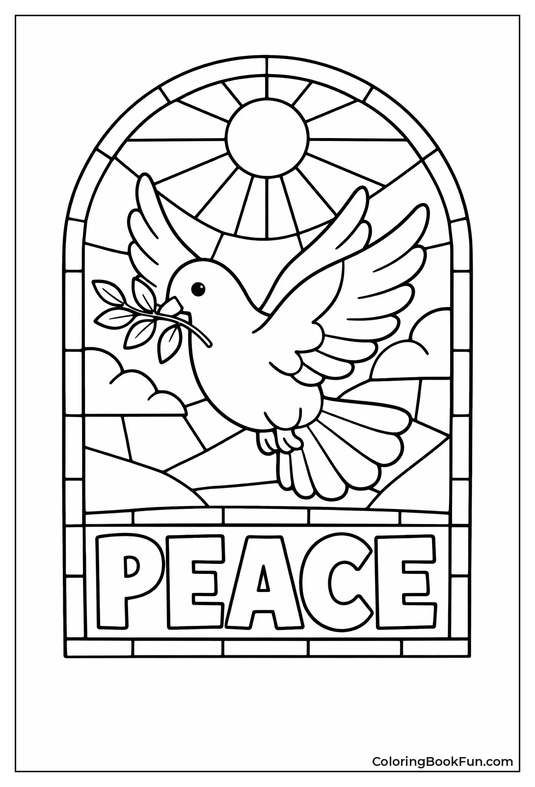 Dove Carries Peace Branch