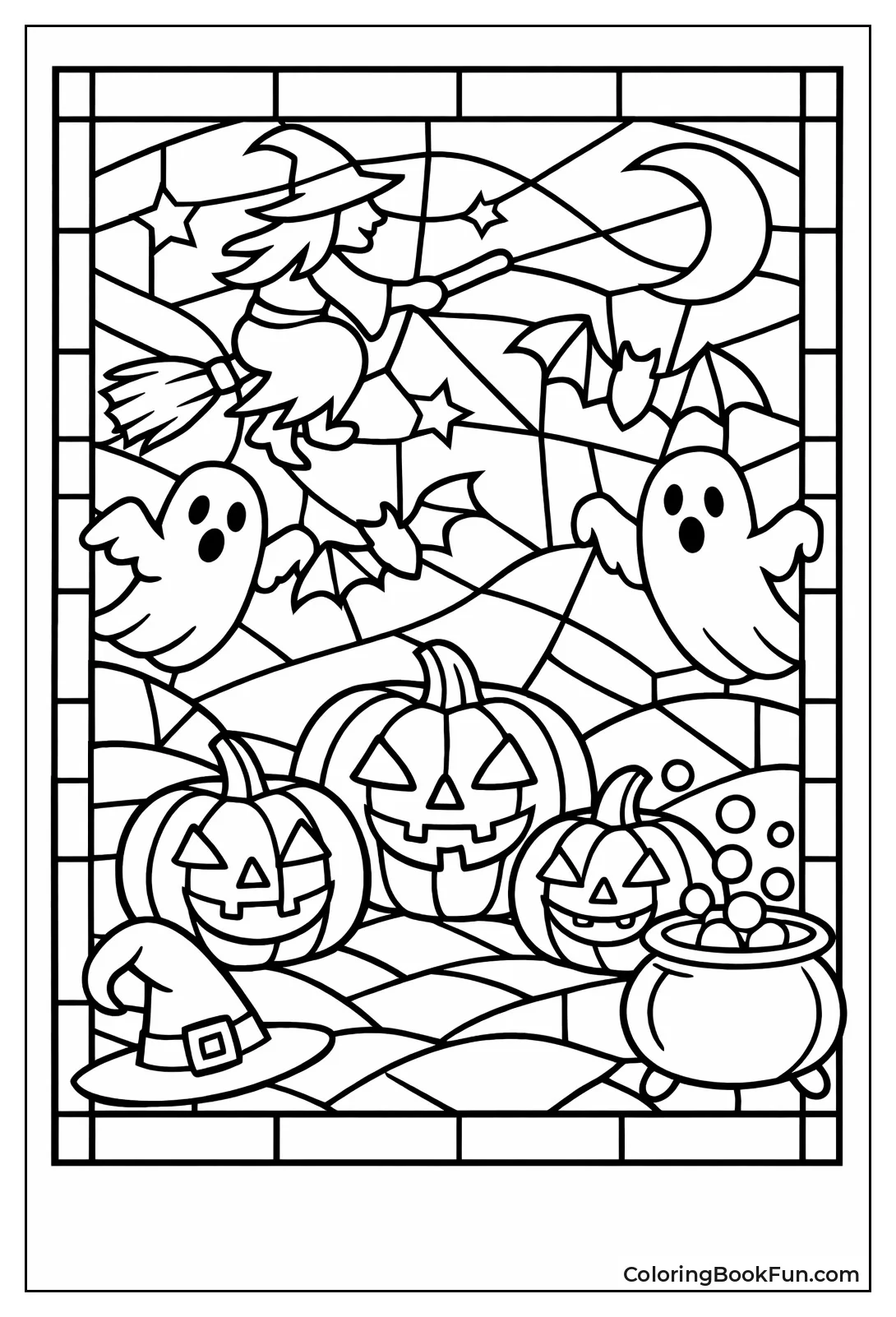 Pumpkins Haunt with Ghosts