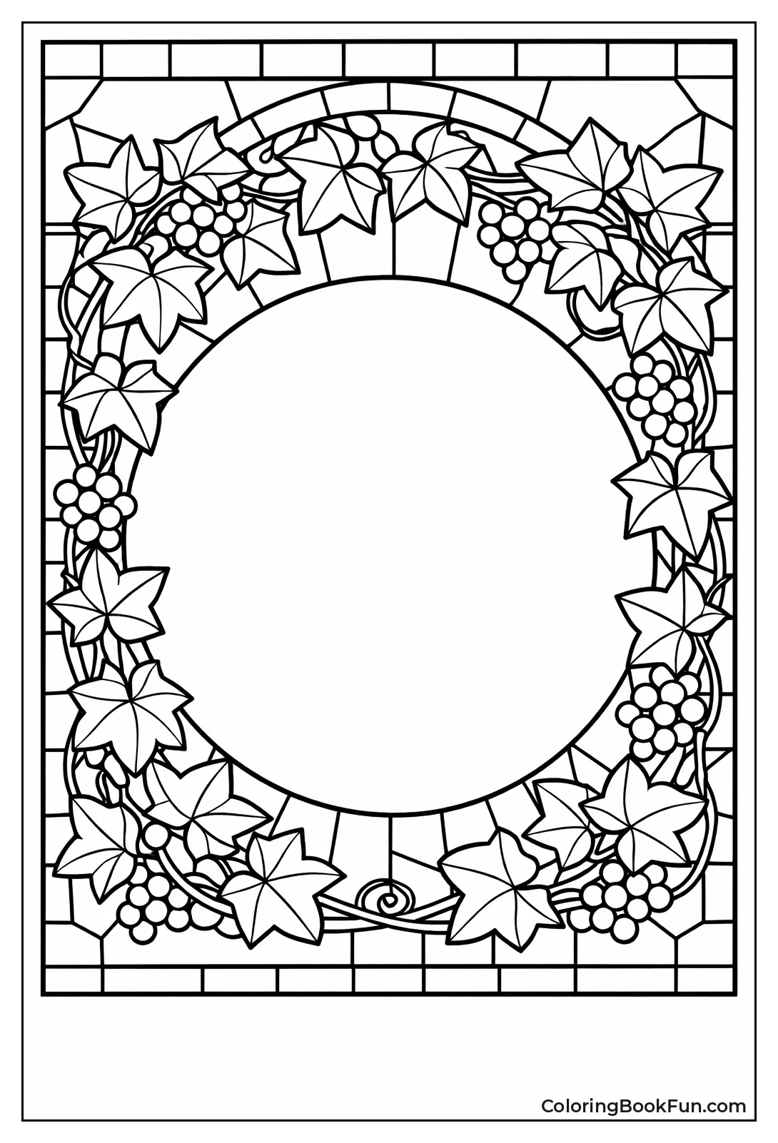 Ivy Frames Empty Center