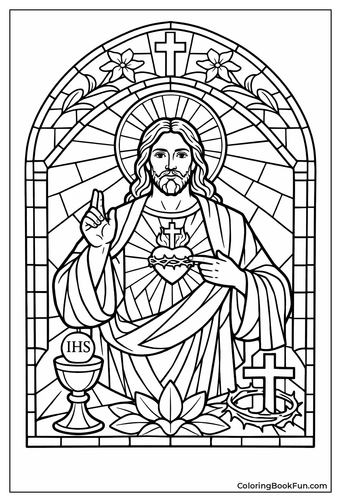 Jesus Shines with Halo