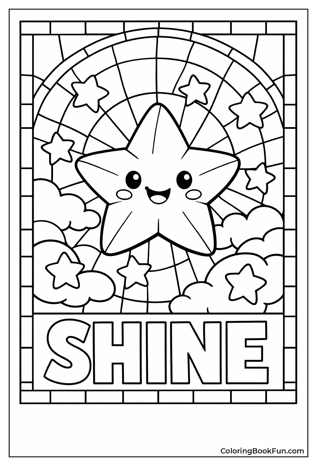 Kawaii Star Smiles Bright