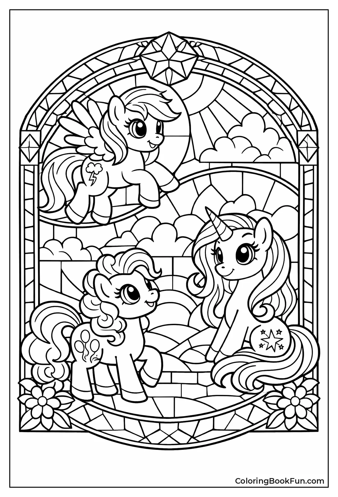 Ponies Prance with Manes